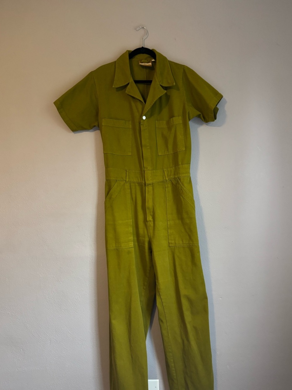 Big Bud Press Olive Green Short Sleeve Jumpsuit